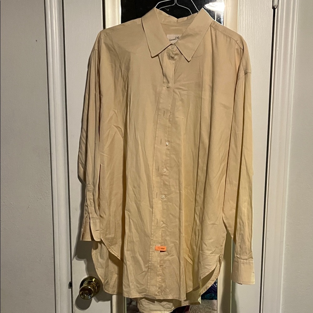 Universal Thread Men's Tan Dress Shirt